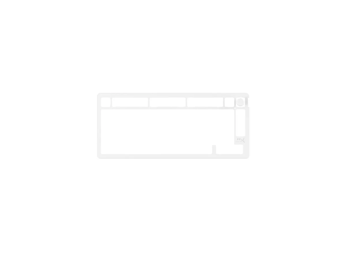 HyperX HyperX Alloy Rise 75 Top Plate White gaming keyboard — product photo