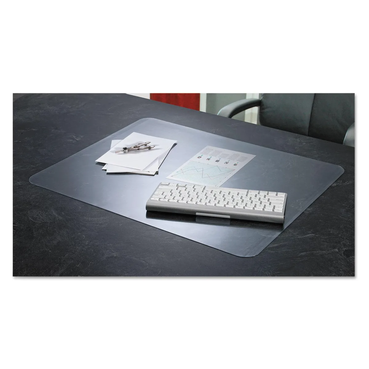 ELK Group International ELK Group International AOP6040MS Desk Pad 24 x 19 Clear office furniture — product photo