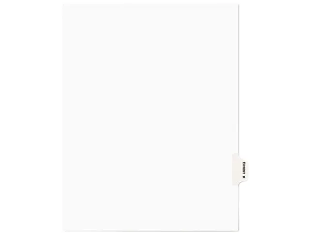 Avery Avery 1388 Exhibit R Tab Dividers Card Filing 25 Pack — product photo