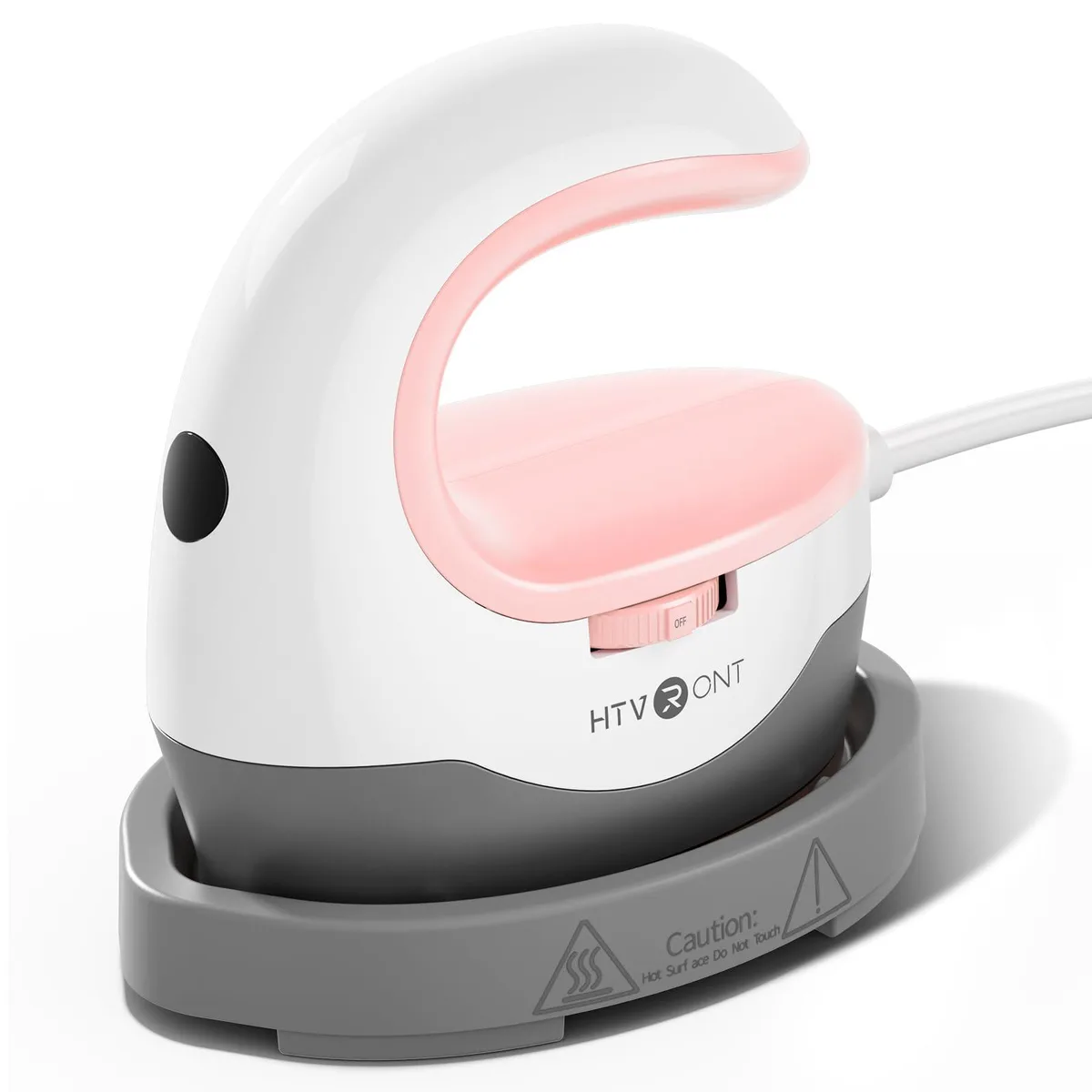 DNBeffulgent DNBeffulgent Mini Heat Press2 Pink 3.86x2.36x3.98in .97lb 356°F — product photo