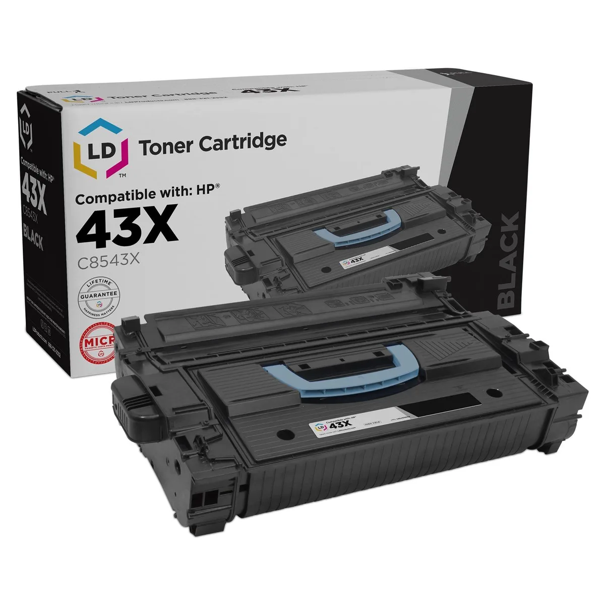 LD Products LD Products Remanufactured MICR Toner Cartridge for HP 43X C8543X (Black) — product photo
