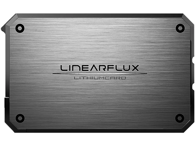 Linearflux Linearflux LC122SLBK LithiumCard power bank 1200 mAh Silver/Black — product photo