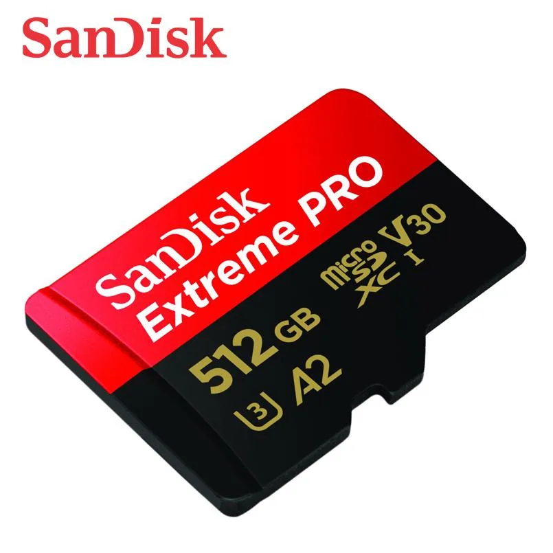 SanDisk SanDisk Extreme PRO 512GB microSDXC A2 U3 V30 memory card — product photo