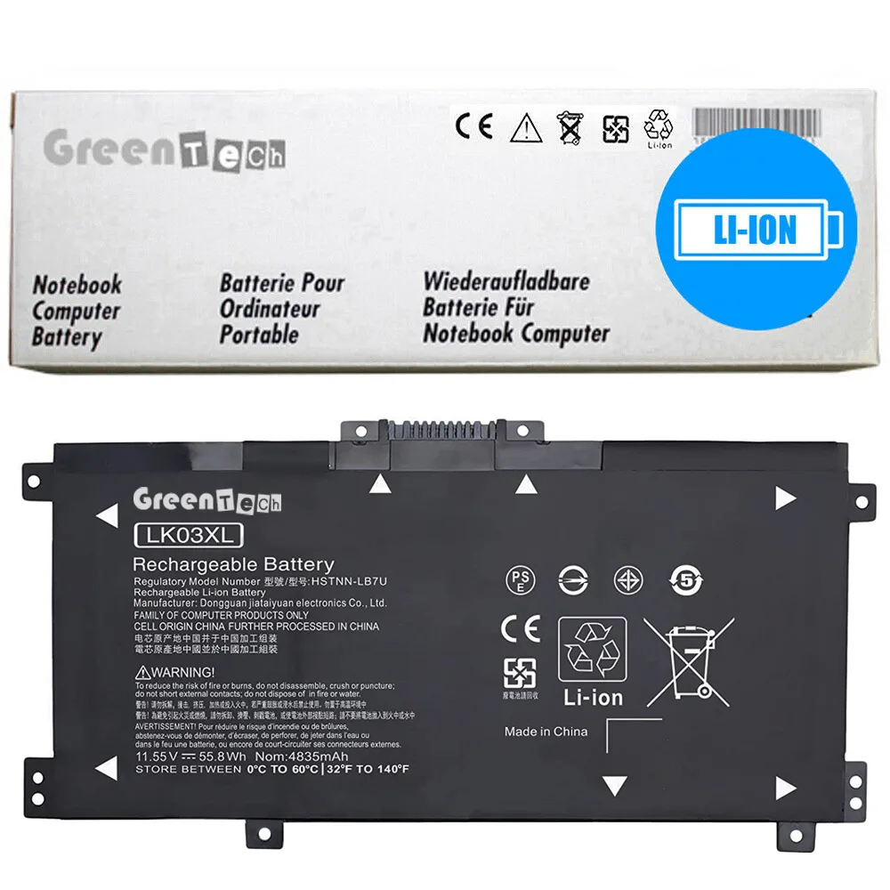NShi NShi LK03XL 56WHR laptop battery — product photo