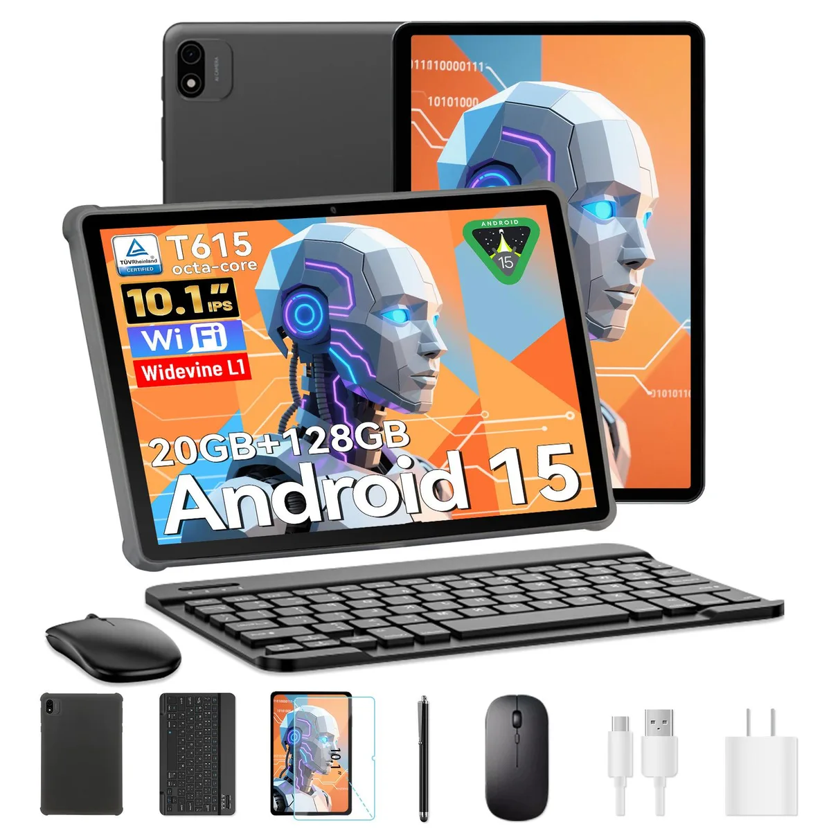 Alphawolf Alphawolf 10.1 tablet Android 15 T615 20GB 128GB — product photo