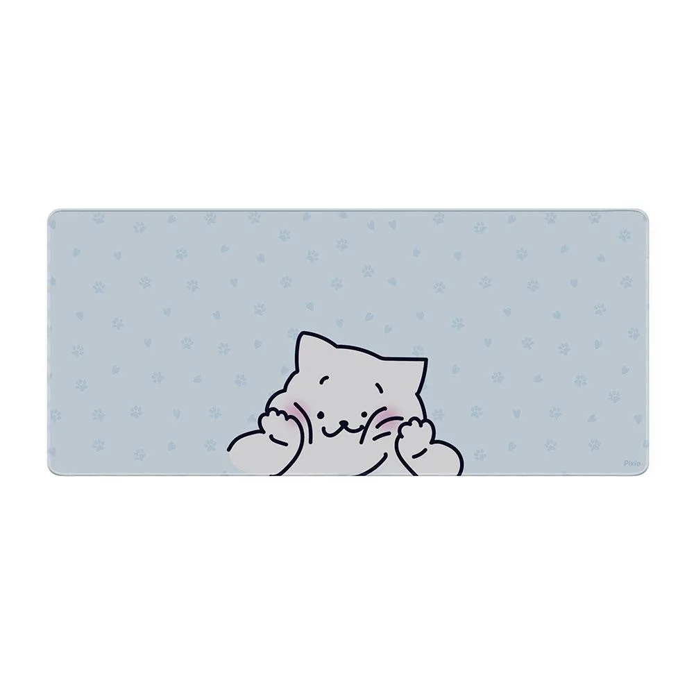 Pixio Pixio PXMP001XXL Mouse Pad Squishy Cat Light Blue 35.4 x 15.7 — product photo