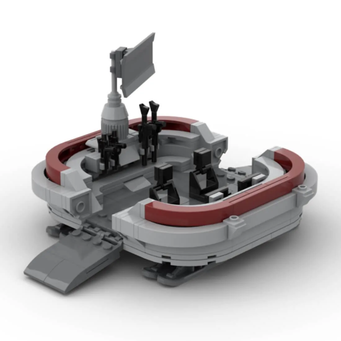 ZITIANYOUBUILD ZITIANYOUBUILD 266 MOC-117081 Clone Comand Outpost Sci-fi Scene Educational Building Set 266 Pieces — product photo
