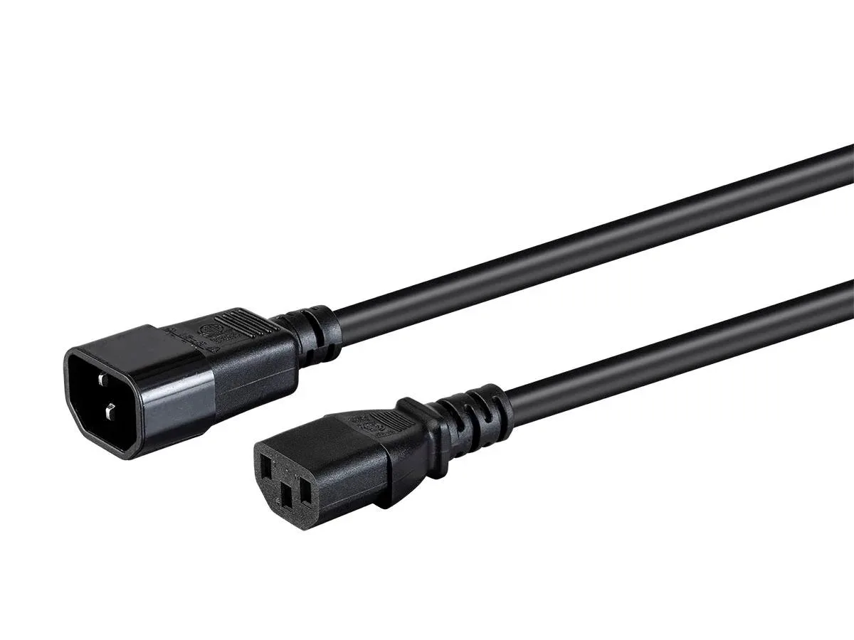 Monoprice Inc. Monoprice 140120 Power Extension Cord 2.4384m C14 to C13 14AWG 15A 100-250V — product photo