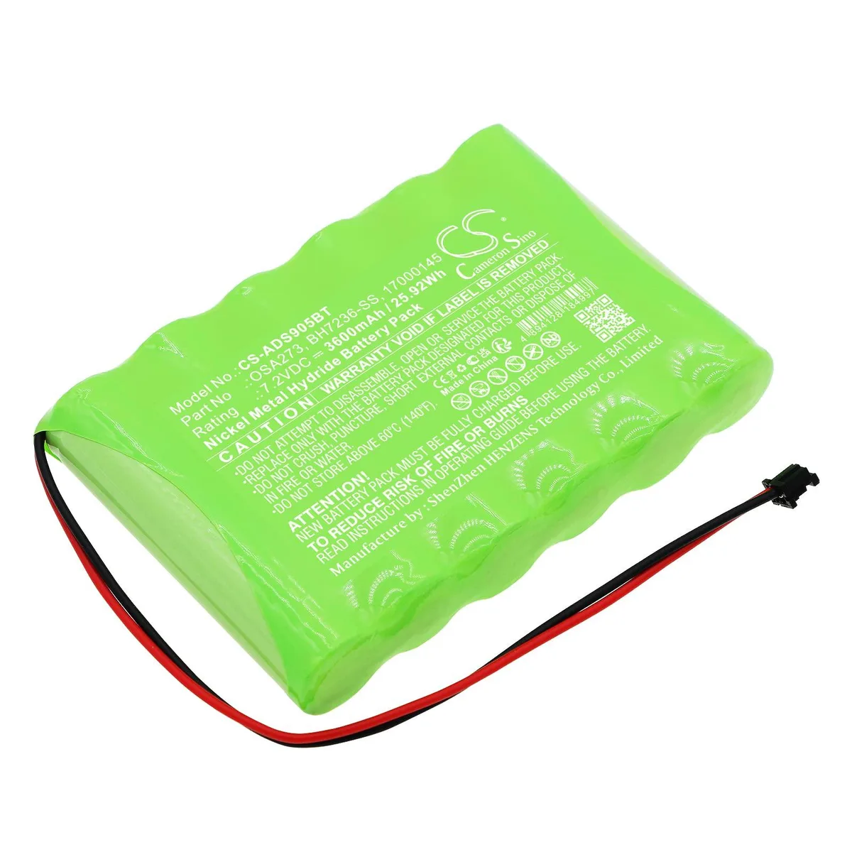  Cameron Sino 3600mAh Battery for DSC Impassa SCW9055 SCW9057 — product photo