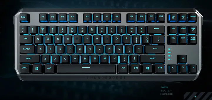 Thunderobot Thunderobot KL5087R 87-key Red Switch Wireless Mechanical Gaming Keyboard Silver — product photo