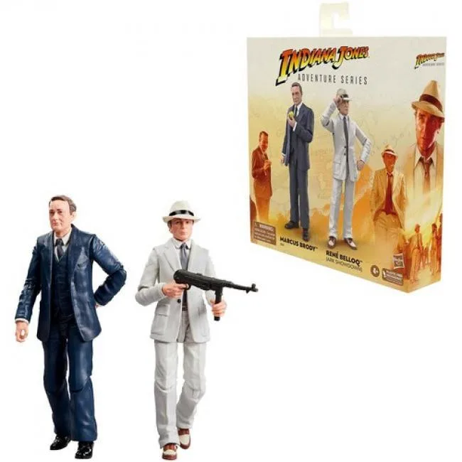 Hasbro Hasbro F88445L00 Indiana Jones Marcus Brody &amp; Rene Belloq 2-Pack action figure — product photo