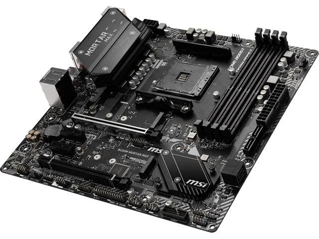 MSI MSI B450M Mortar Max SATA 6Gb/s USB 3.1 HDMI AMD motherboard — product photo