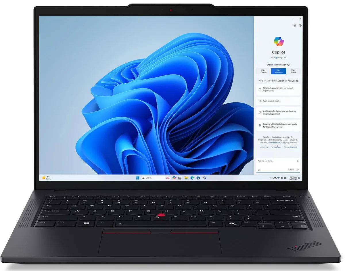 Lenovo Lenovo ThinkPad T14 Gen 5 laptop Intel Core Ultra 7 155U 16GB DDR5 512GB SSD 14.0" WUXGA — product photo