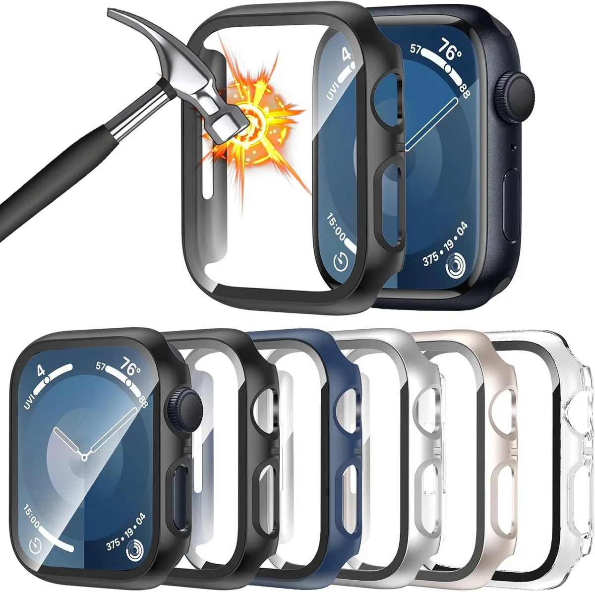 ETEIZU ETEIZU 6 Pack Watch Case 44mm SE 3 2025 Series 6 5 4 SE — product photo