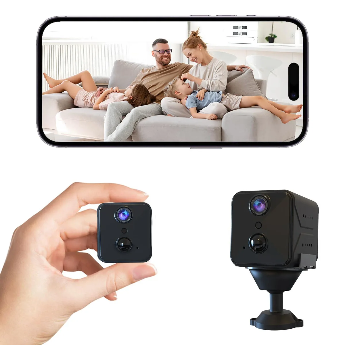  Clover camera 4K 2800mAh 100-day battery indoor wireless surveillance — product photo