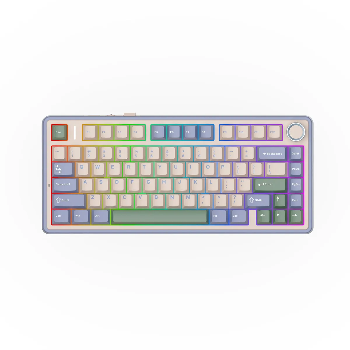 Epomaker Epomaker F75 75% Gasket Gaming Keyboard Green Crescent Switch — product photo