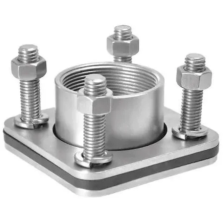 Dayton 316 stainless bulkhead fitting 4 in length