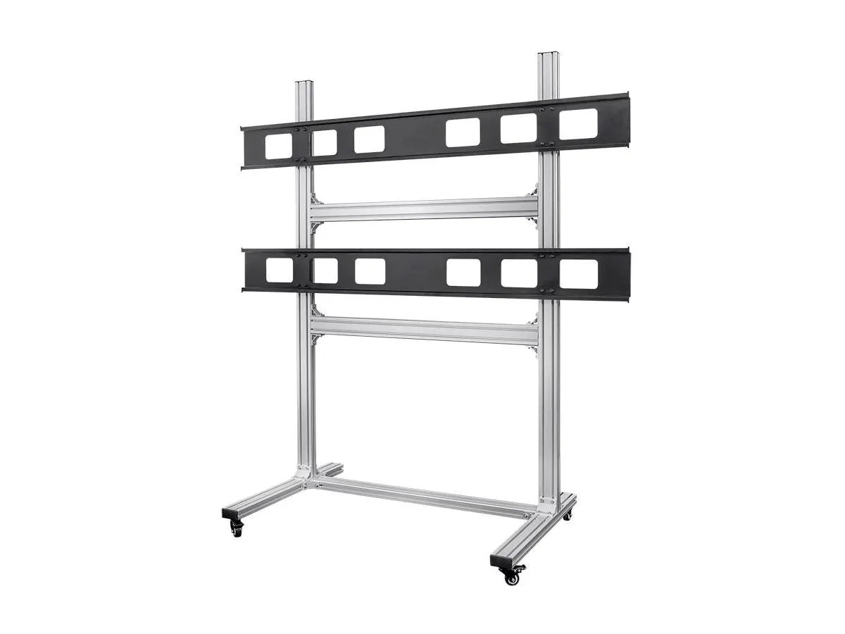 Monoprice Inc. Monoprice Inc. 116116 2x2 Video Wall TV Mount Cart 32-55in 100lbs VESA 600x400 — product photo