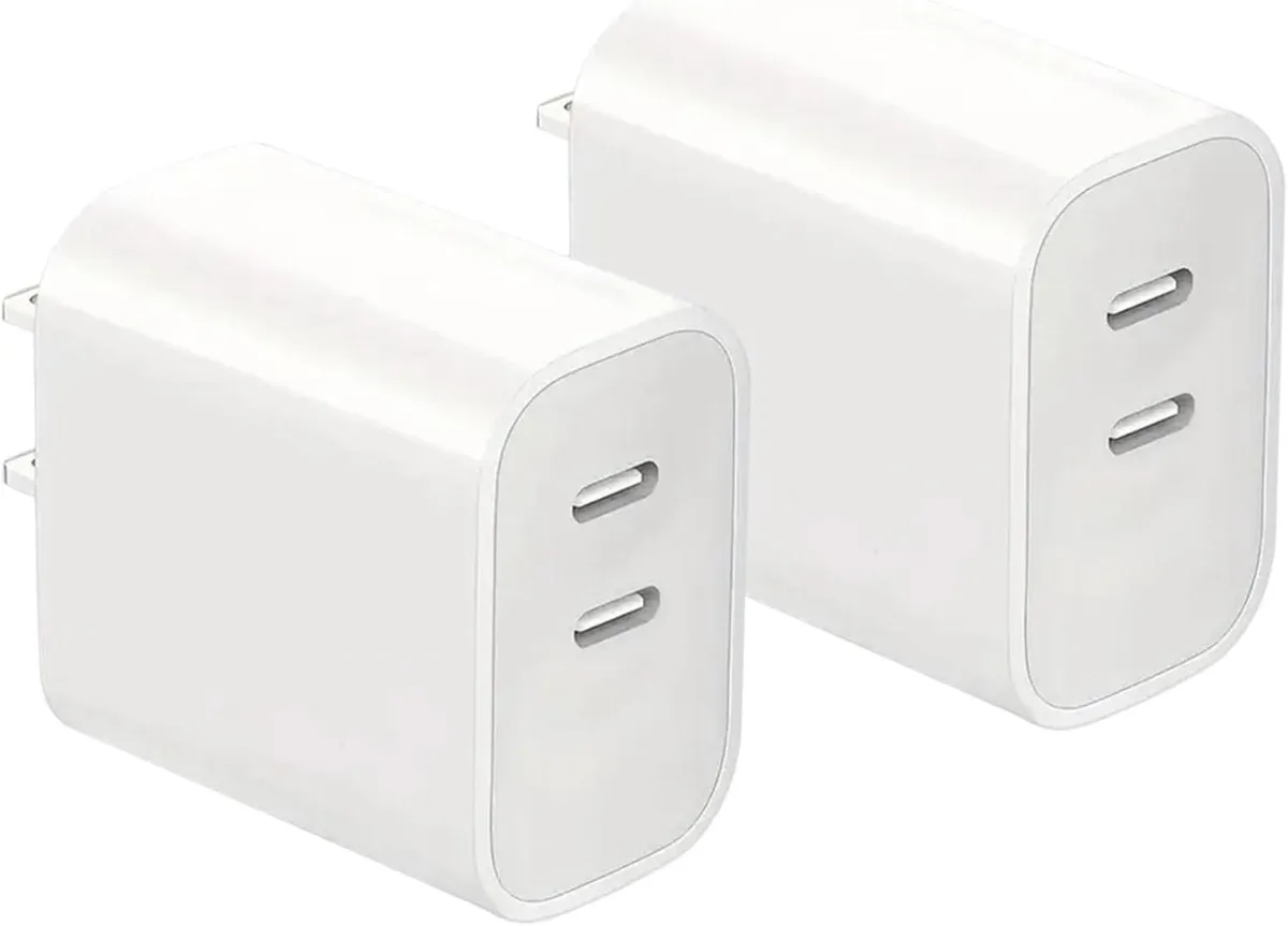 ONITOON ONITOON Dual Port USB-C Wall Charger 20W 2 Pack — product photo