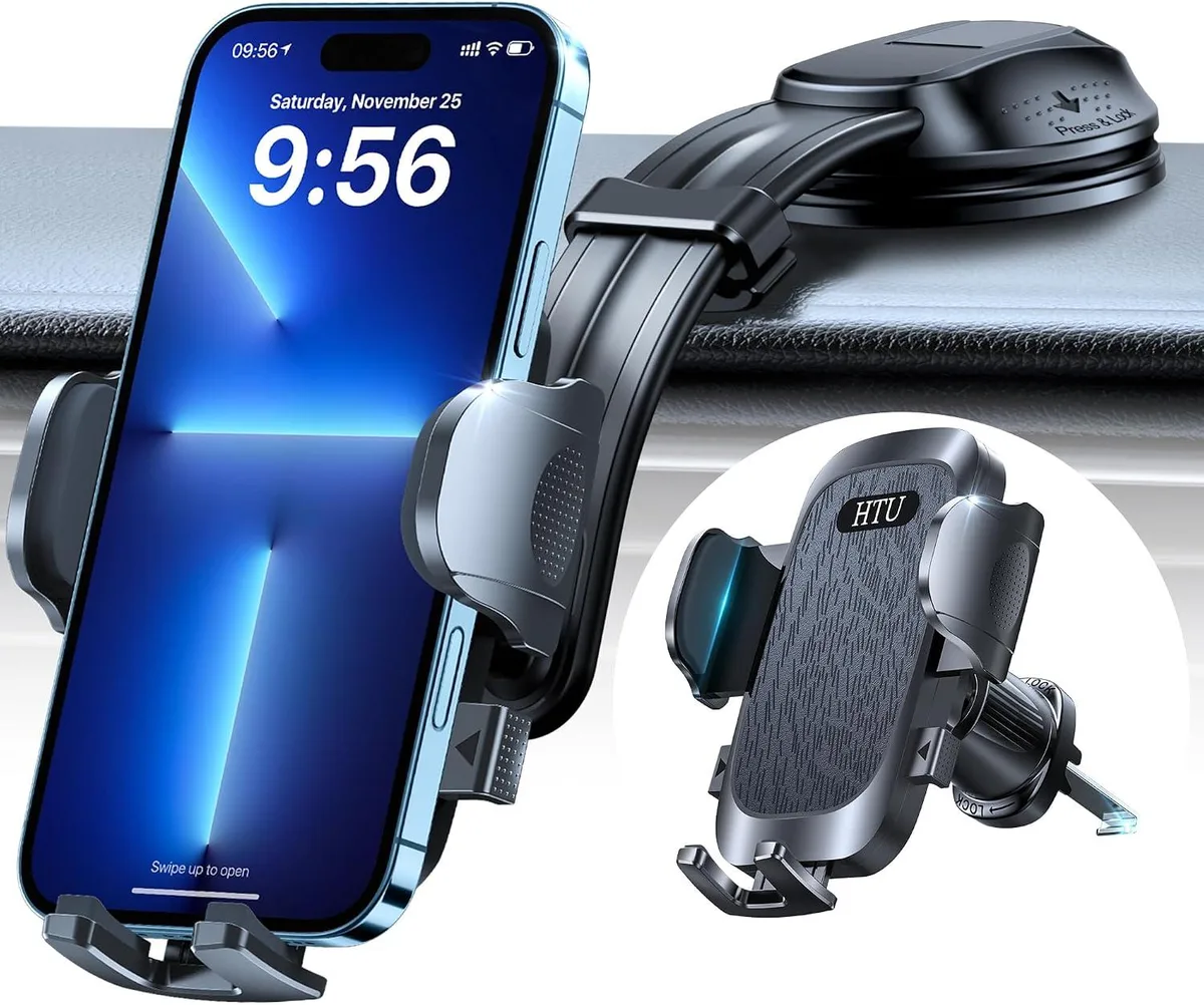 Keyence Keyence Phone Mount Black 270° Bendable Arm 360° Rotatable 80lb Suction — product photo