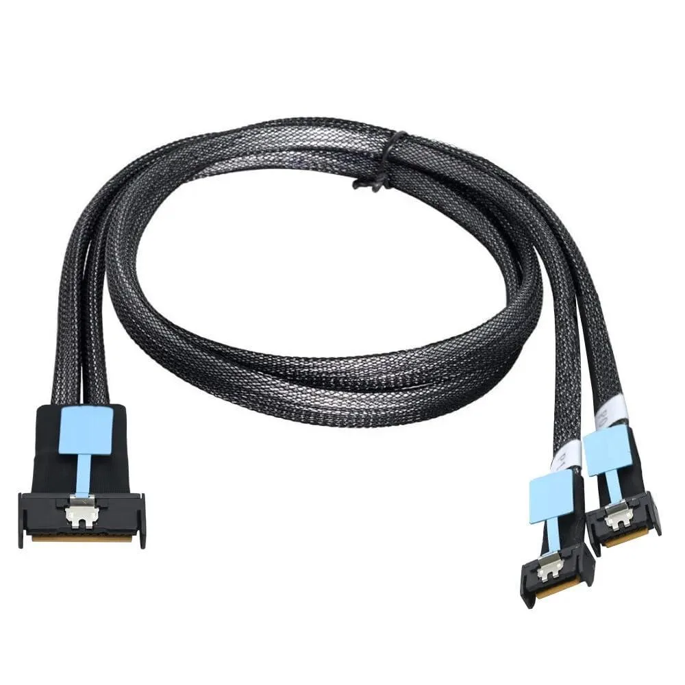 Vszerda Vszerda SFF-8654 MCIO 8i 74Pin to 4i 38Pin SAS Cable 50CM — product photo