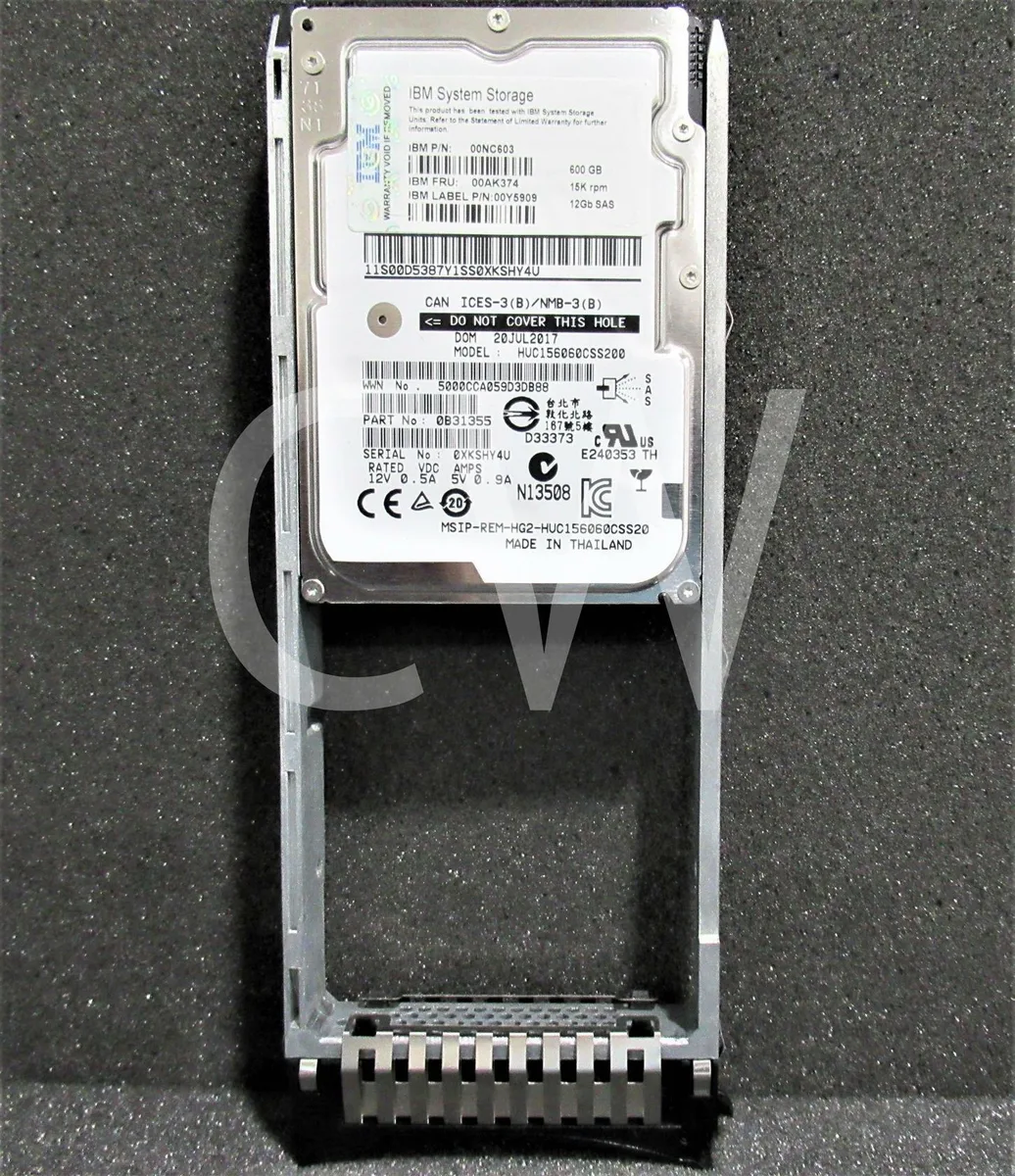 IBM IBM HUC156060CSS200 600GB 15K 12Gb/s 2.5" SAS internal hard drive — product photo
