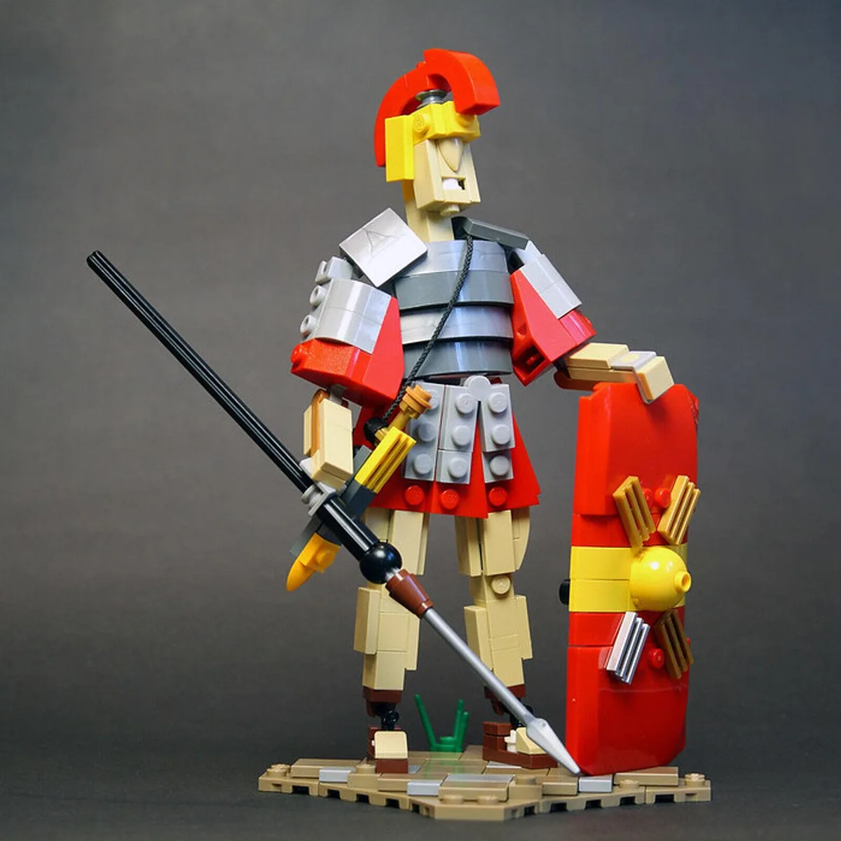 ZITIANYOUBUILD ZITIANYOUBUILD Roman Legionary Soldier Building Set 213 Pieces MOC — product photo