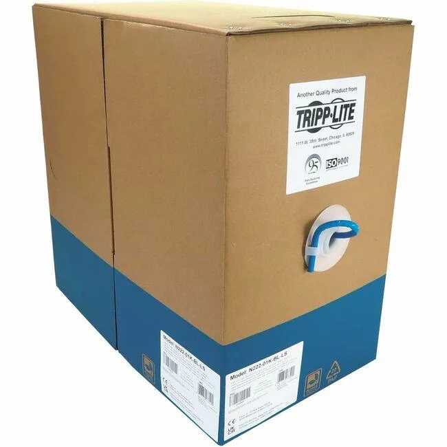 Tripp Lite Tripp Lite N22201KBLLS Cat6 1000ft 23AWG solid core UTP bulk network ethernet cable — product photo