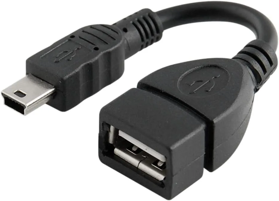JacobsParts Inc. JacobsParts Inc. UBA-MINI-FM Mini USB Male to USB 2.0 Female OTG Adapter — product photo