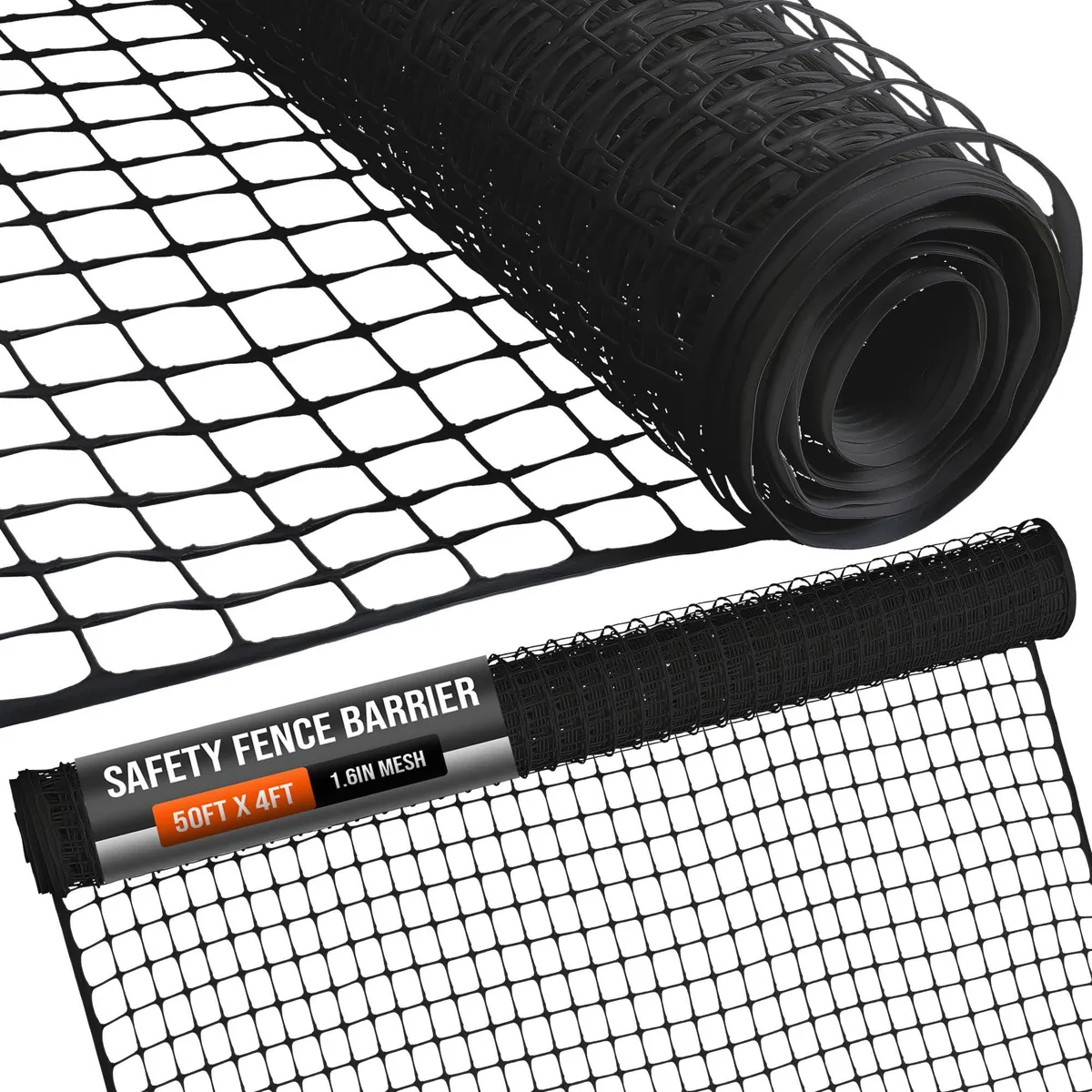 Houseables SFB-BK-0450 Plastic Mesh Fence 4 x 50 ft 12 Pack — product photo