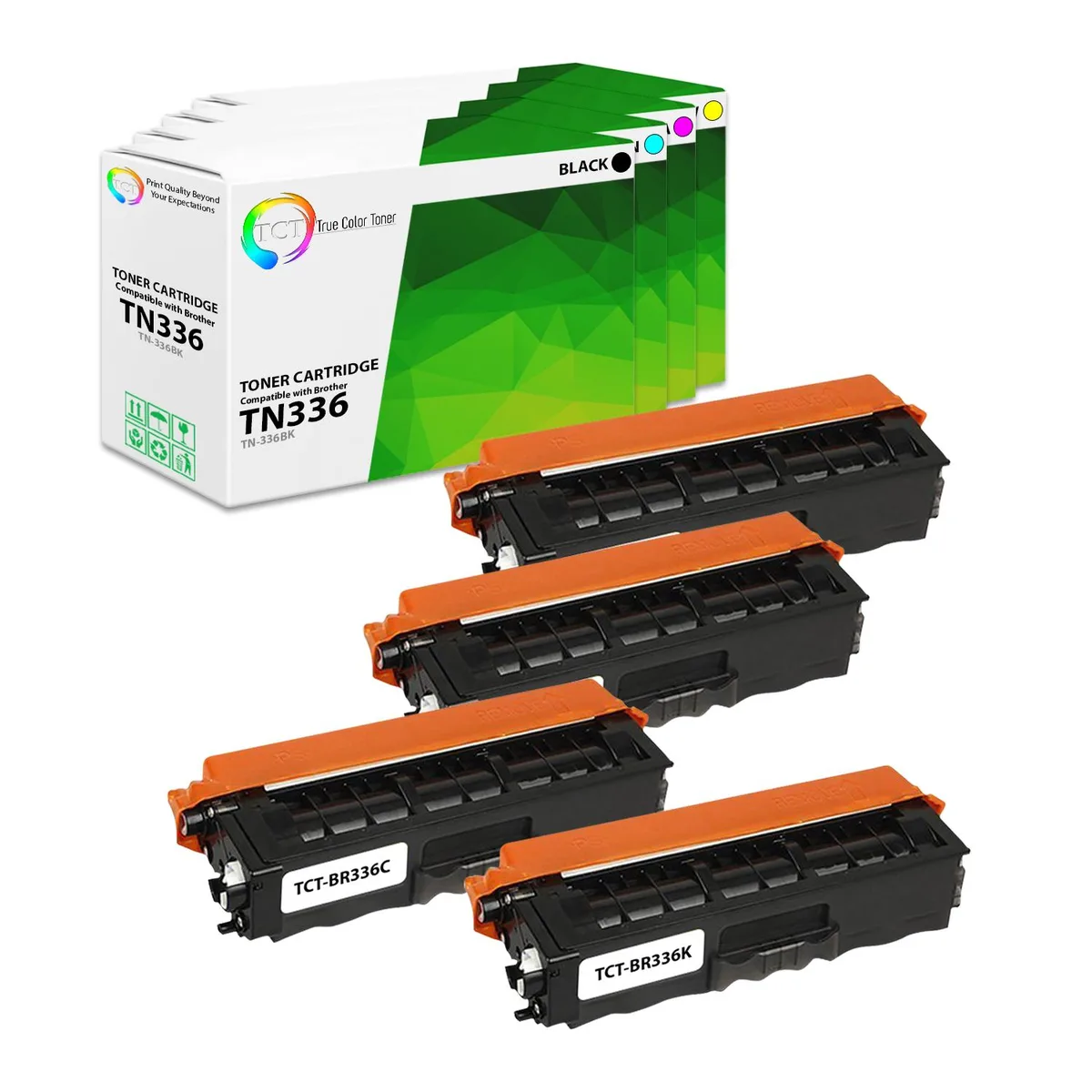 True Color Toner True Color Toner TN336 4-pack toner cartridge 4000/3500 pages — product photo