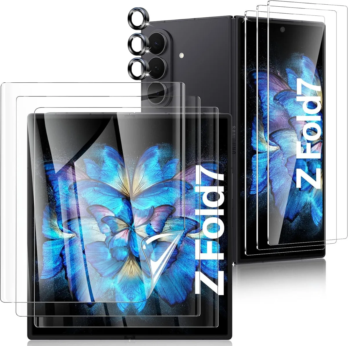 BONAEVER BONAEVER 3+3+3 Screen Protector Kit Samsung Galaxy Z Fold 7 — product photo