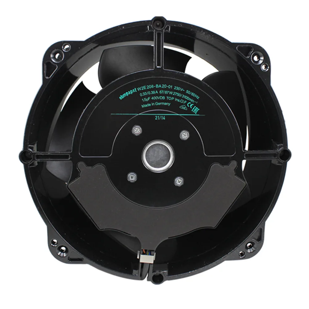 Fans Fans W2E208-BA20-51 industrial cooling fan 230VAC 260mm 80mm 544.0 CFM 87W 70 dB(A) 2.9kg — product photo