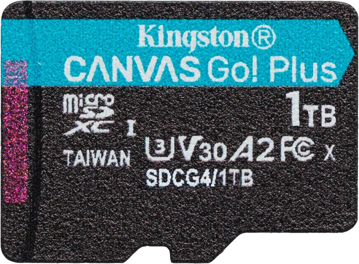 Kingston Technology Corp. Kingston Canvas Go Plus SDCG4/1TB MicroSD 1TB 200MB/s — product photo
