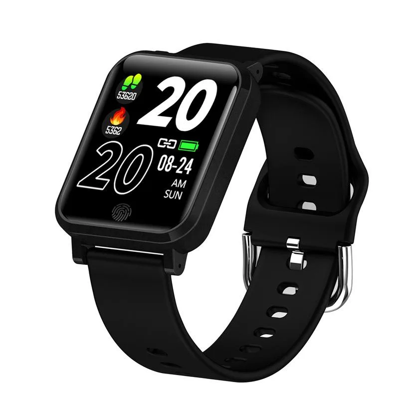 allentian allentian F29 Temperature Monitoring Bracelet Black Medium — product photo