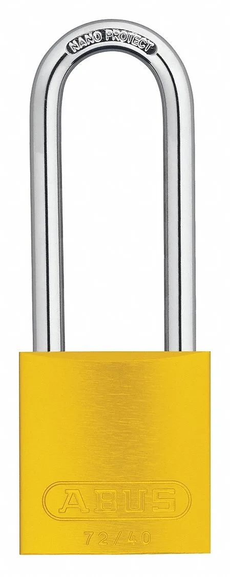 Abus Abus 19371 Yellow Keyed Padlock Alike Key Control — product photo