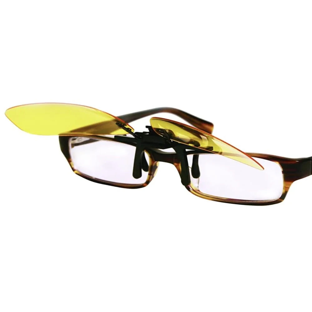 Tvtimedirect Tvtimedirect Night View Clip-On Glasses Yellow One Size — product photo