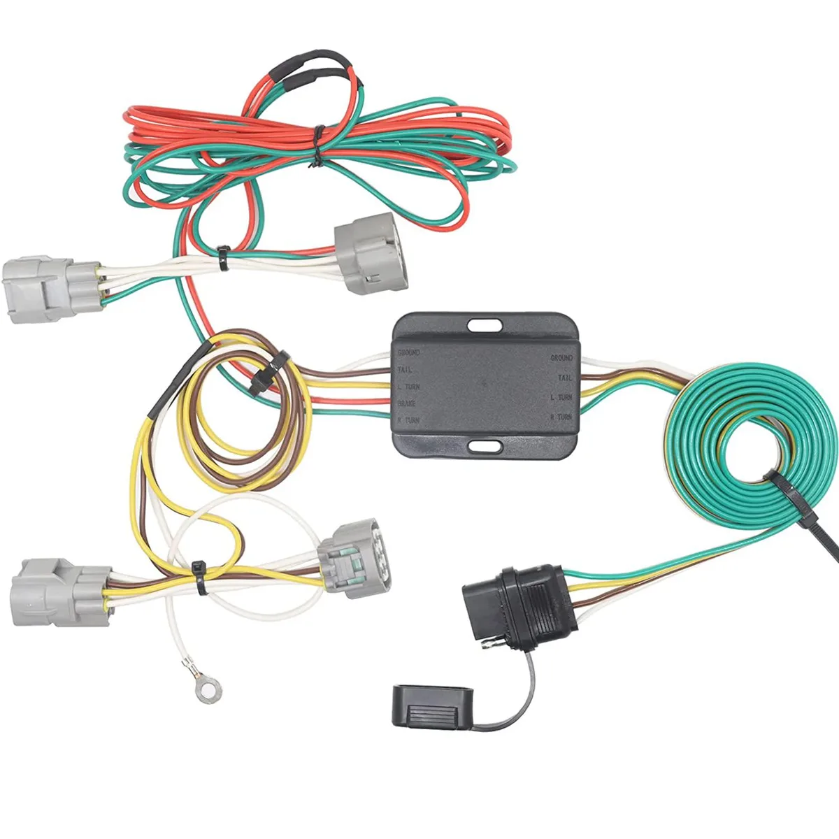 CARROFIX CARROFIX T-Connector Wiring Harness Kit 4-Pin Flat Toyota Tacoma 2005-2015 — product photo