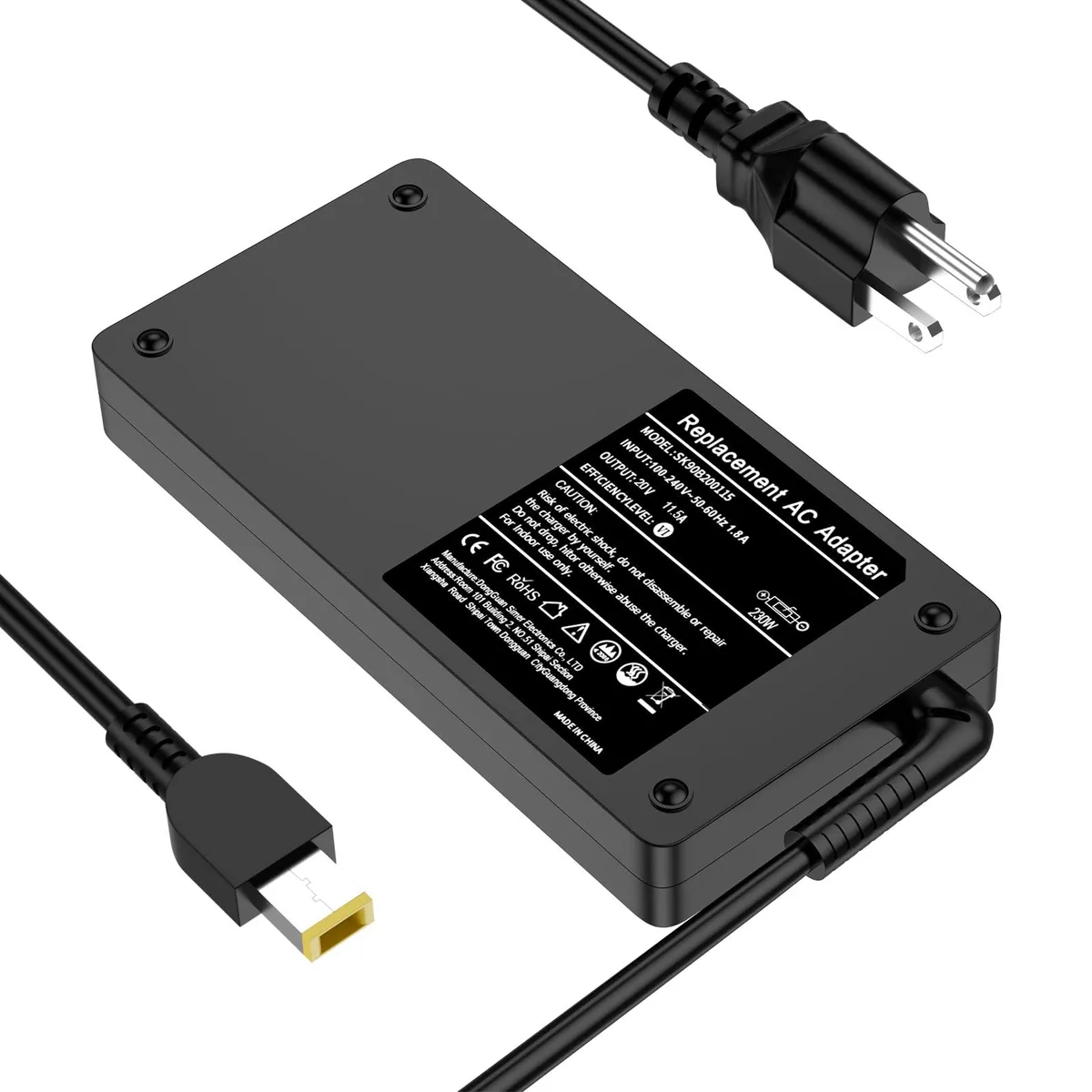 DELL SK90B200115 230W AC Adapter Yellow Tip — product photo