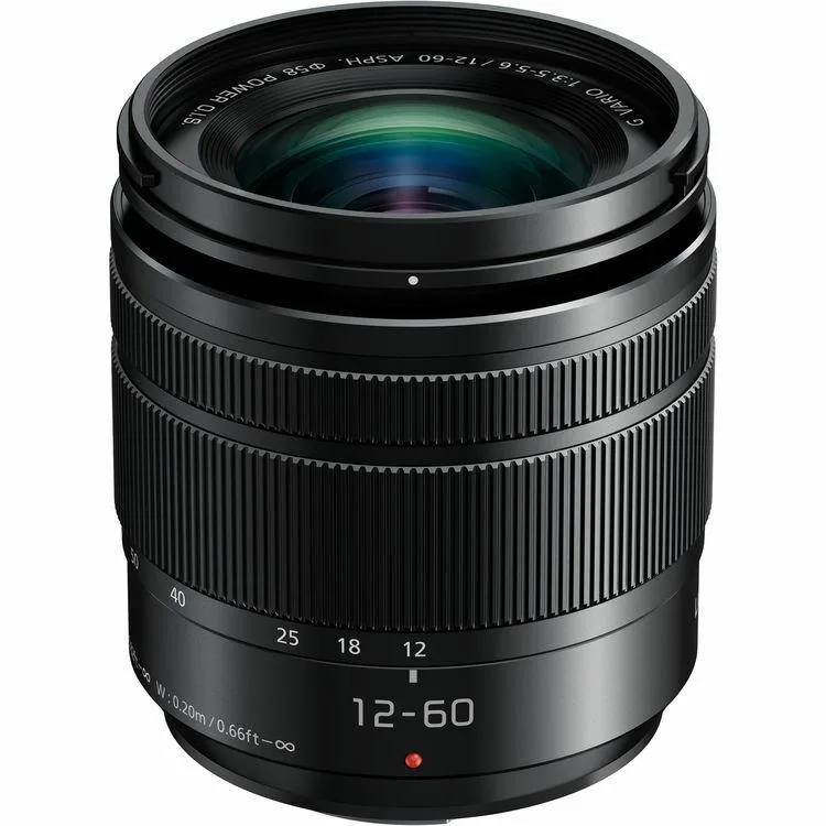 Panasonic Panasonic Lumix G Vario 12-60mm f/3.5-5.6 ASPH. POWER O.I.S. White Box camera lens — product photo