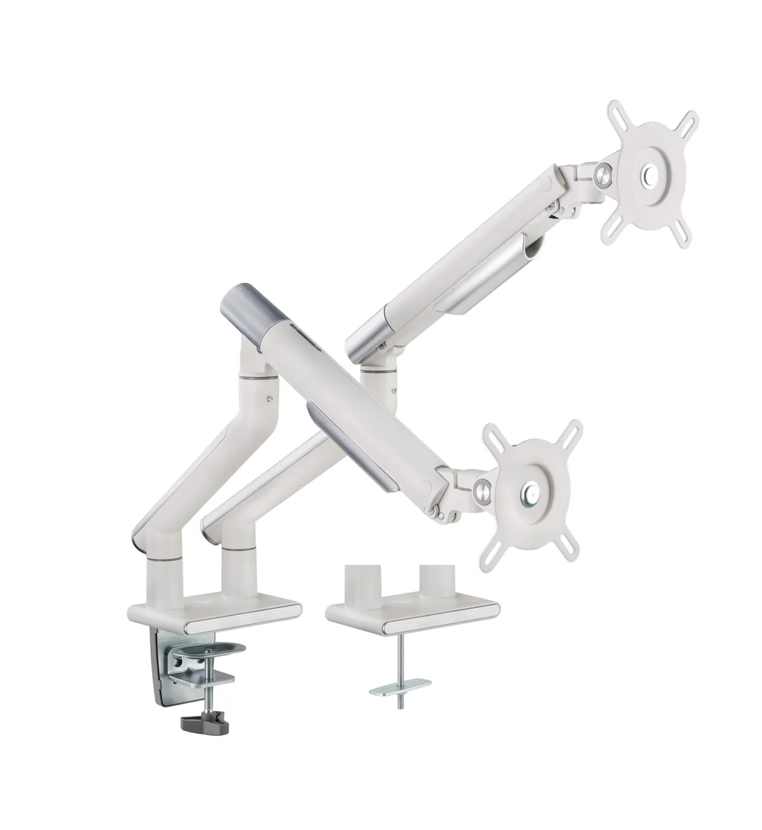 Amer Mounts Amer Mounts HYDRA2A Dual Articulating Spring Monitor Arm Arctic Edition 17-32" 9kg monitor accessory — product photo
