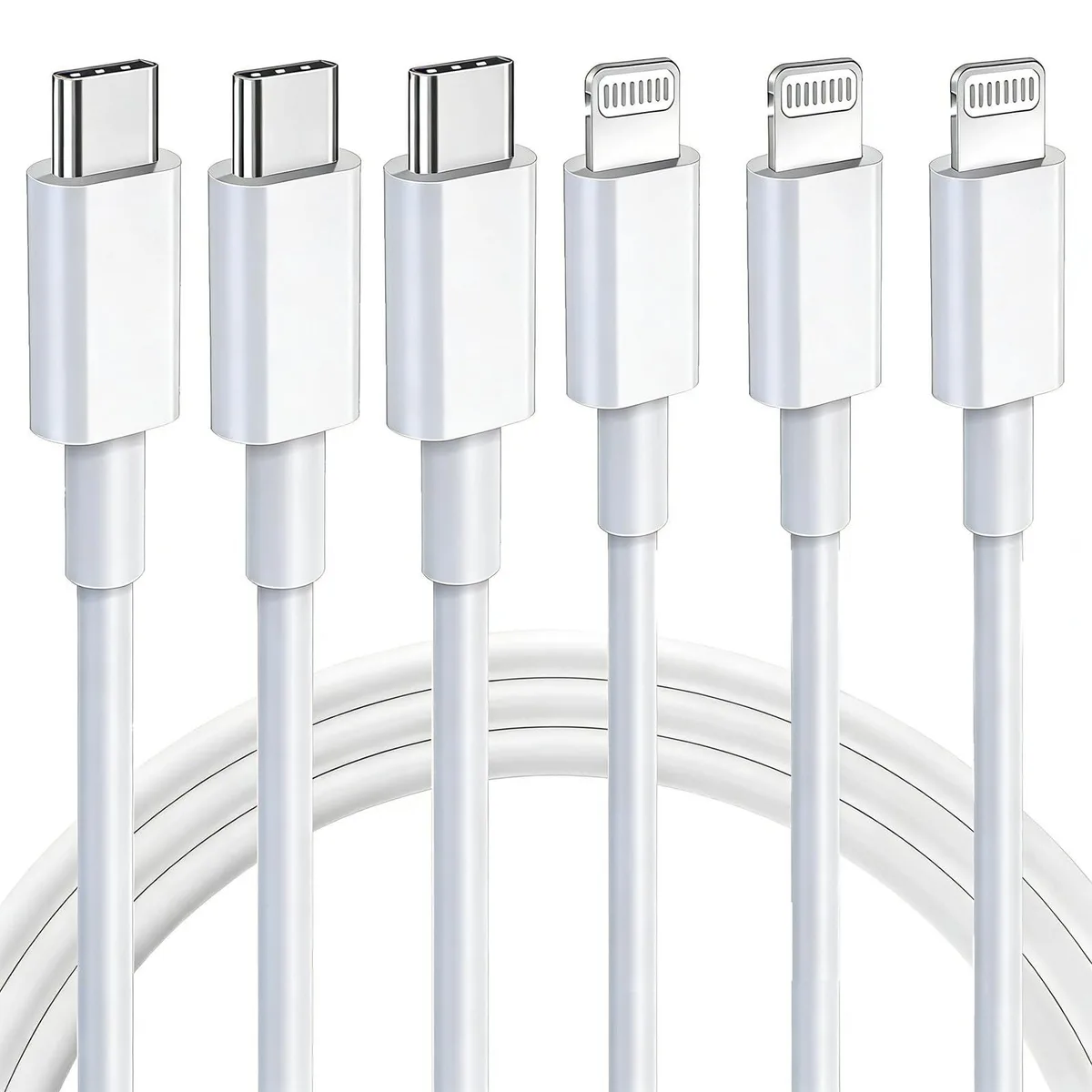  GE XimyCable-006 USB-C to Lightning phone cable 25 ft — product photo