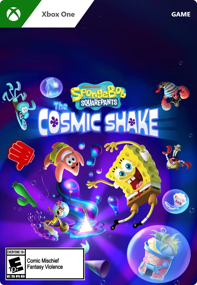 THQ THQ G3Q-01497 SpongeBob SquarePants: The Cosmic Shake Xbox One downloadable game — product photo
