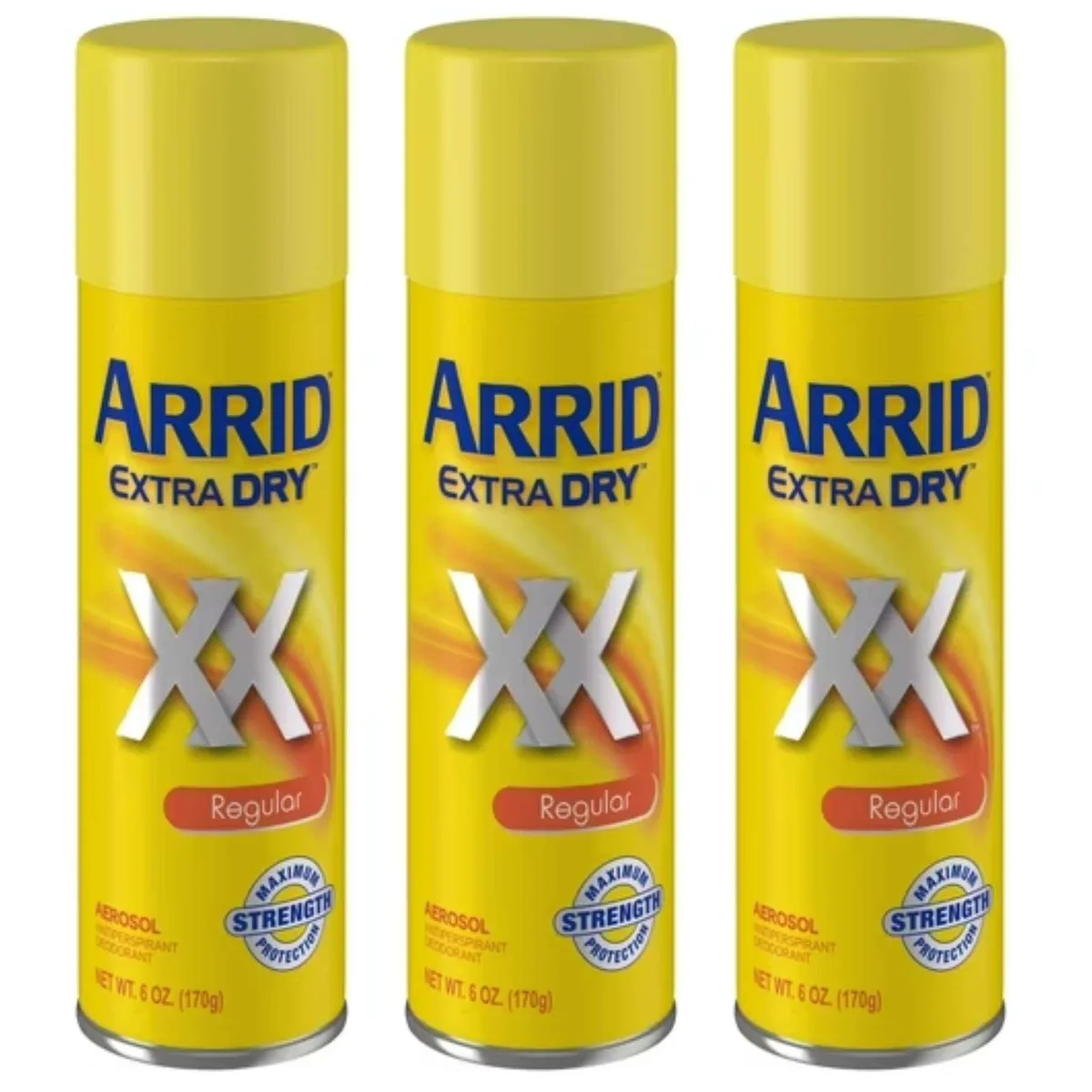 Arrid Arrid 52125747937598 Deodorant Spray 6 oz 3-Pack skin care — product photo