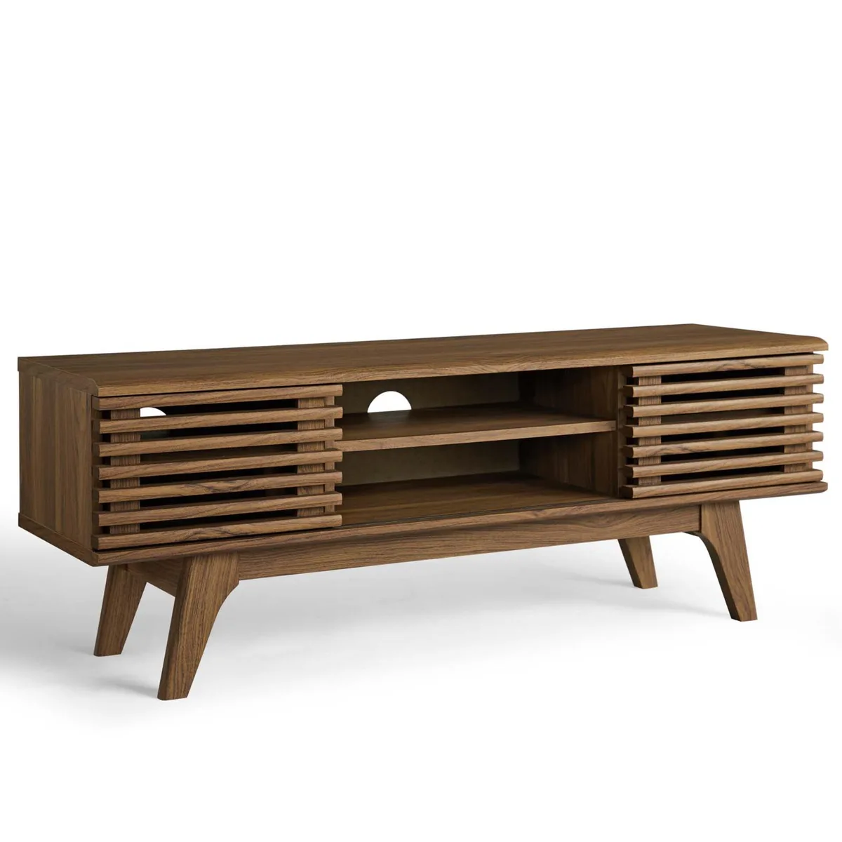 Modway Furniture Modway Furniture Render 46" Media Console Walnut Decorative Shelving — product photo