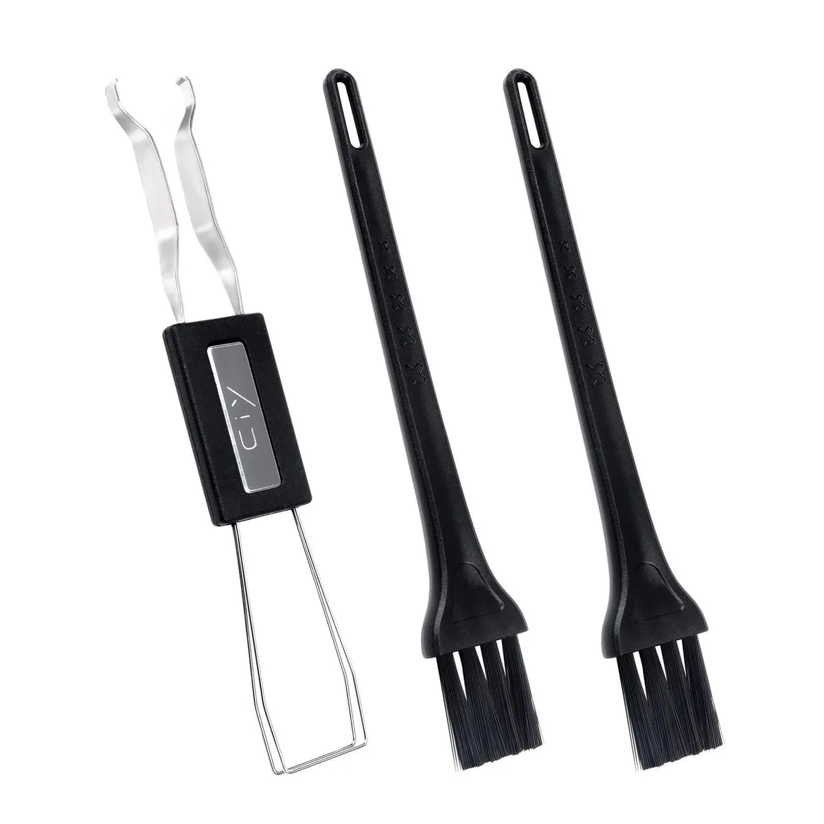 Vszerda Vszerda Stainless Steel Keycap &amp; Switch Puller with 2 Nylon Brushes — product photo