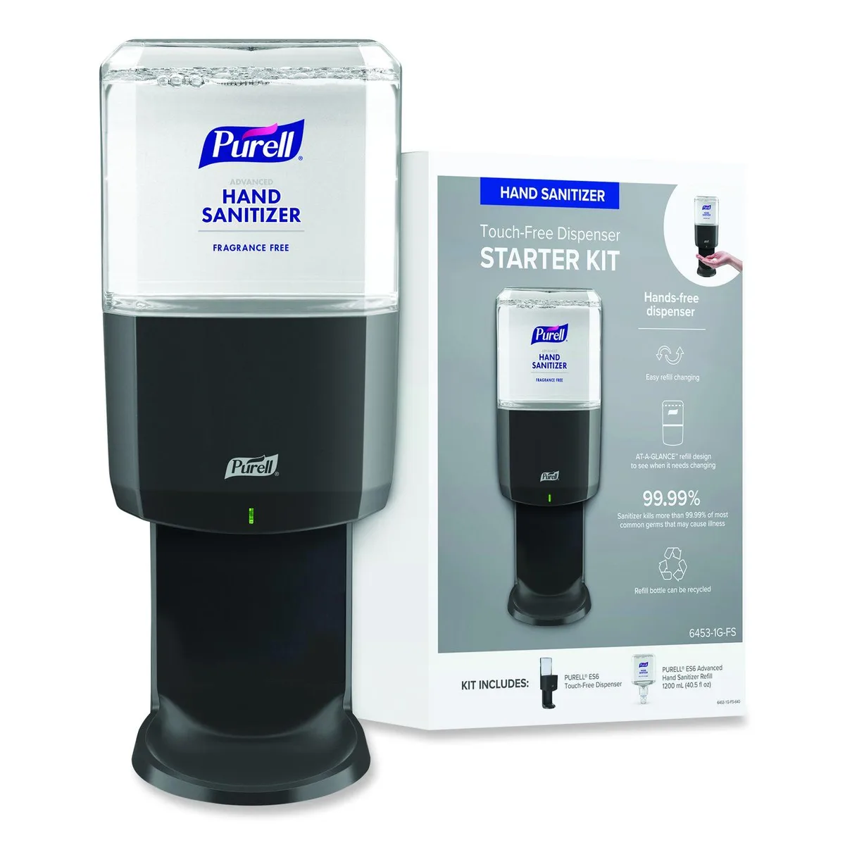 GOJO GOJO 64531GFS Home Health Care Starter Kit 1200 mL Graphite — product photo