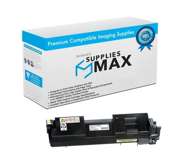 SuppliesMax SuppliesMax Lanier 408179 Yellow Toner Cartridge 5000 Pages — product photo