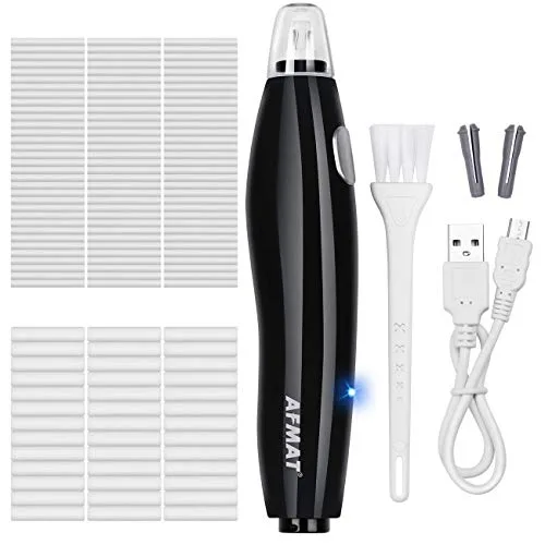 AFMAT AFMAT Rechargeable Electric Eraser Kit 140 Refills Black — product photo