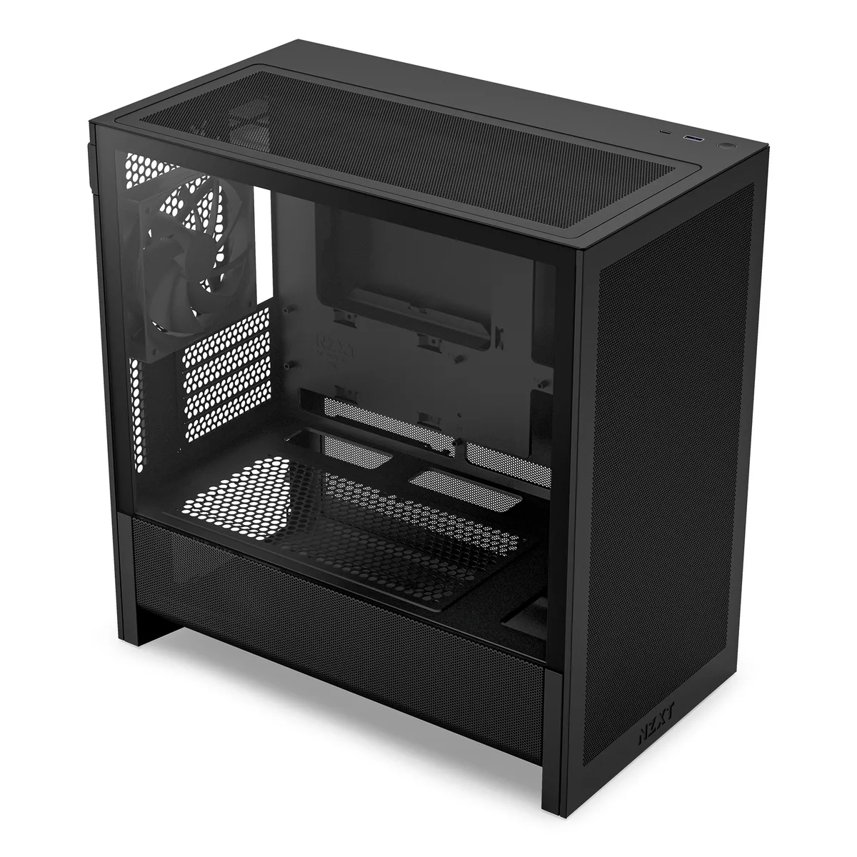 NZXT NZXT CC-H31FB-01 Micro ATX PC case black tinted tempered glass — product photo